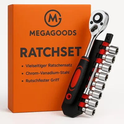 Produktbild von Steckschlüsselsatz Werkzeug Set für Auto Motorrad Fahrrad Reparatur DE.