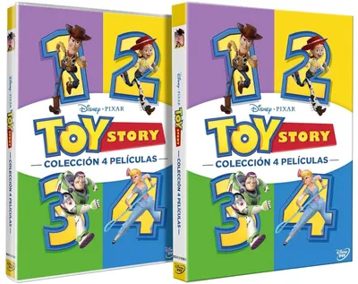 Imagen del producto de Toy Story + Toy Story 2 + Toy Story 3 + Toy Story 4 [DVD] (1995,1999,2010,2019)