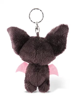 Produktbild von NICI GLUBSCHIS Schlüsselanhänger Fledermaus Baako, Schlüsselring, Grau, Pink, Metall, Plüsch, Polyester, Abbildung, 3 Jahr(e), 100 mm