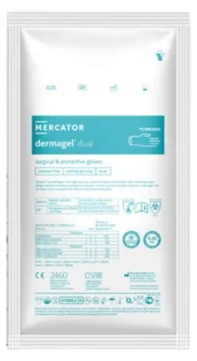 Zdjęcie produktu dla Rękawiczki Jednorazowe Mercator Lateks Rozmiar 8.5 1 Szt. Do Higieny I Pracy