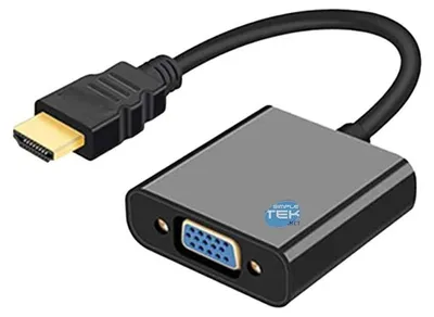 Image de MicroConnect Espagne DPVGA15CM - Adaptateur, couleur noir