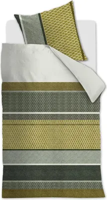 Produktbild von Beddinghouse Bettwäsche-Ganitur Benthe Farbe Grün Größe 135x200+80x80