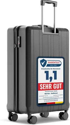 Imagen del producto de Maleta grande de 77 cm - 100 litros - con cerradura TSA, maleta rígida con doble rueda, maleta de viaje, maleta con ruedas