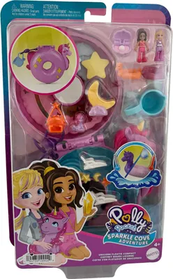 Image de Mattel Polly Pocket Coffret Licorne Pool Party