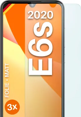Produktbild von moex® 3x Schutzfolie kompatibel mit Motorola Moto E6s (2020) - Displayschutzfolie Anti Reflex Folie, Matt