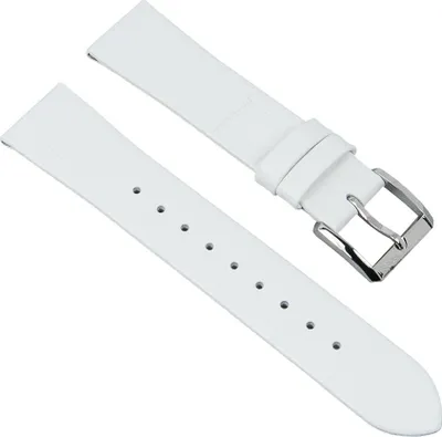 Produktbild von Ersatzband Damen Leder weiß 18mm für Hugo Boss 28342S