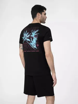 Produktbild von 4F Herren-T-Shirt mit Aufdruck Awars schwarz M