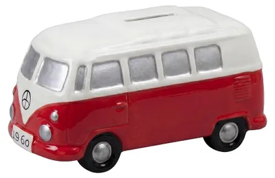Produktbild von Clayre & Eef Spardosen Bus Rot Keramik