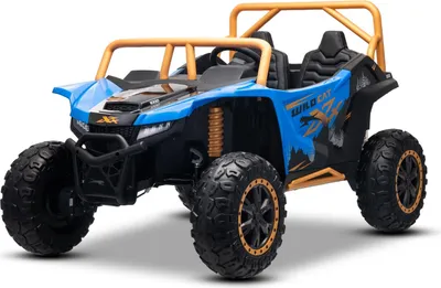 Produktbild von Elektrisches Ride-on Buggy Arctic CAT XXL 4x4 24V, blau, Zweisitzer, weiche EVA-Räder, leistungsstarke Motoren, Lithium-Batterie, MP3-Player mit Bluetooth, Hinterradfederung, Kunstledersitze, lizenziert
