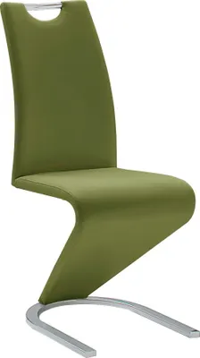 Produktbild von Freischwinger >Pupik II< in olive - 45x102x62cm (BxHxT)