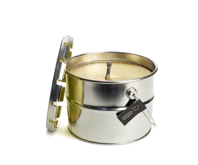 Image de Rustik Lys - Bougie d'extérieur en boîte « Torre » (dorée, 50 heures de combustion)