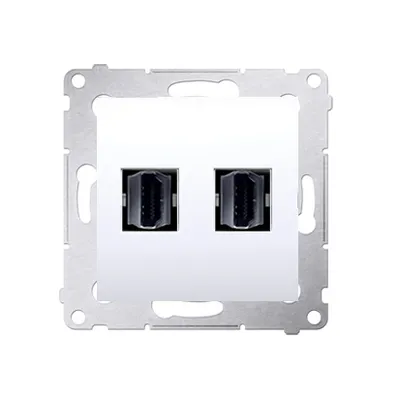 Obrázok produktu pre Kontakt-Simon DGHDMI2.01/11, Biela, Plast, IP20, 75 mm, 33 mm, 75 mm