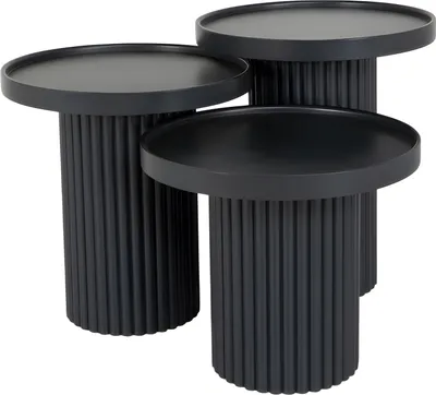 Immagine prodotto di Elegante tavolino in legno nero dal design moderno