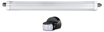 Produktbild von LED Wannenleuchte, Bewegungsmelder, 4320 Lumen, Kaltweiß, L 120 cm