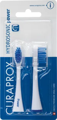 Zdjęcie produktu dla Curaprox Hydrosonic Power, Główka do szczoteczki hydrosonicznej CHS 300 Power, 2 sztuki