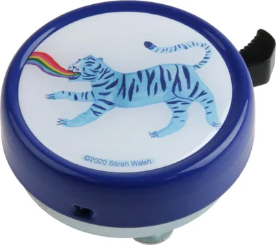 Produktbild von Liix Fahrradklingel Big Colour Bell , Rainbow Tiger - Blau