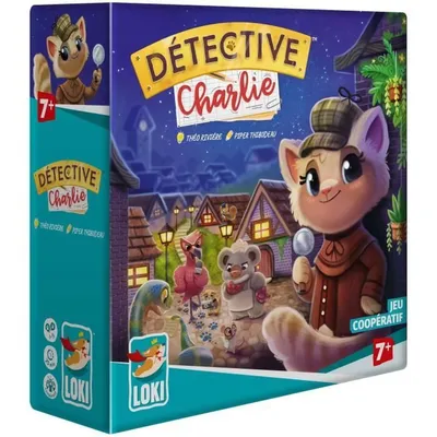 Produktbild von DETECTIVE CHARLIE Brettspiel – Kooperative Ermittlungen