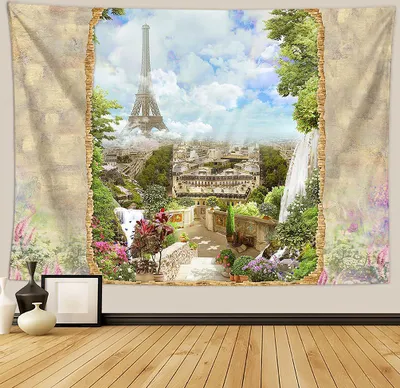 Produktbild von Urlaub Wandteppich Wohnkultur Landschaft Wandteppich Wohnzimmer Schlafzimmer Dekoration Wandteppich Zimmer Vorhang Strandtuch (180cm x 230cm, Farbe 20)