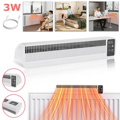Zdjęcie produktu dla Wentylator do grzejników NAIZY – łatwy montaż, magnetyczny uchwyt, ochrona przed przegrzaniem, bezprzewodowy, akumulator 5200mAh, regulacja temperatury