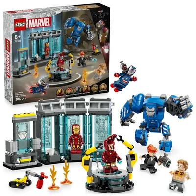Produktbild von LEGO ® ? Marvel 76315 Iron Man und sein Labor: Halle der Rüstung