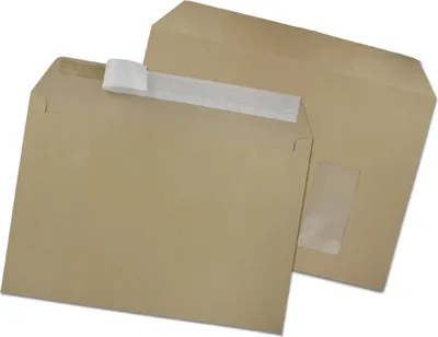 Produktbild von GPV Versandtaschen C4 229 x 324 mm mit Fenster 90 g/qm