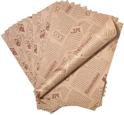 Produktbild von 200 Blatt Wasserfestes Burgerpapier, geölt, 33 x 23 cm, für Hamburgers, Sandwiches, Wegwerppapier