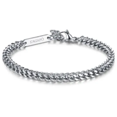 Produktbild von Armbanden   Kettenarmband Sagapò Silber   Kollektion Ripple - mann