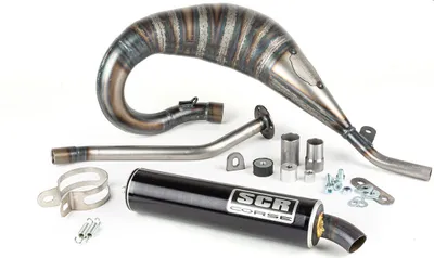 Zdjęcie produktu dla SCR CORSE HANDMADE CROSS 50/70 CC ALU BETA RR Wysoki wydech montowany z lewej strony