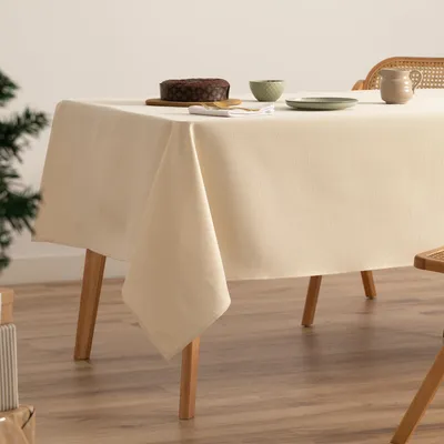 Jacquard Tischdecke Goldfaden quadratisch 140x140 cm Weihnachten