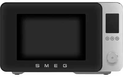 Produktbild von Smeg MOC02BLMEU Kombi-Tisch-Mikrowelle, Schwarz, 9 Funktionen