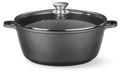 Produktbild von Kasserolle mit Antihaft-Beschichtung, HENDI, 7,5L, Schwarz, 387x310x(H)130mm