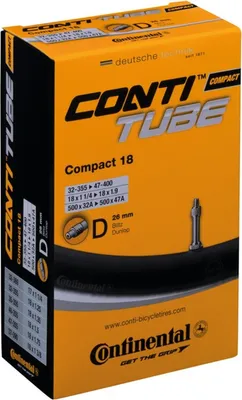 Produktbild von Continental Schlauch Compact 18 18x1 1/4-1.90" 32/47-355/400 DV 26mm
