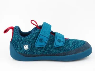 Produktbild von Affenzahn Knit Happy Shark Klettschuh Blau : 26