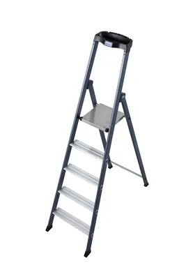 Immagine prodotto di KRAUSE MONTO Stufen-StehLeiter Sepro S, eloxiert 1x5 Stufen