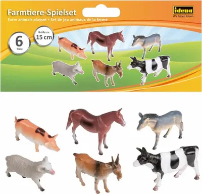 Obrázek produktu pro 6 figurek zvířat z farmy / cca 15 cm