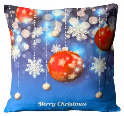 Produktbild von Piruu Weihnachtliche Kissenhülle Dekorativ 45x45 cm