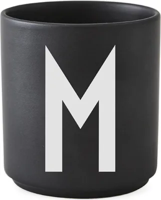 Immagine prodotto di Design Letters - Tazza AJ M, nero