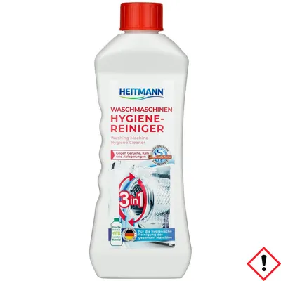 Zdjęcie produktu dla Heitmann Środek do czyszczenia pralek Higiena Świeżość 3 w 1 250ml