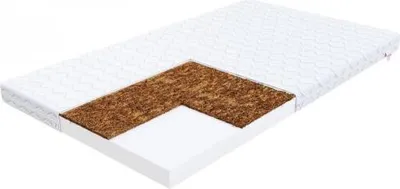 Immagine prodotto di Materasso in schiuma per bambini BABY COCO 60x120 cm con fibra di cocco
