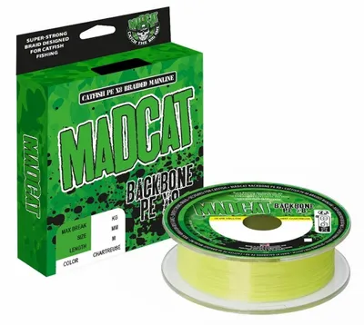 Produktbild von MADCAT Backbone Chartreuse 0,50 mm 600 m 59,1 kg Angelschnur