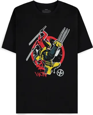 Produktbild von Deadpool T-Shirt Herren Deadpool And Wolverine schwarz M