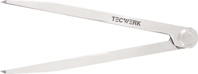 Produktbild von Spitzzirkel L.200mm m.Nietscharnier TECWERK