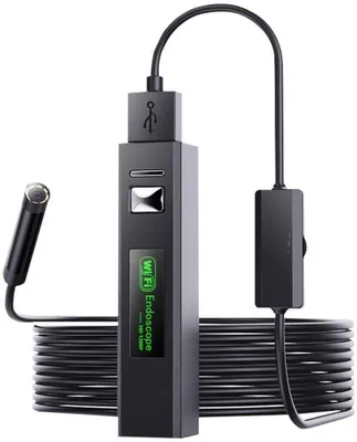 Obrázok produktu pre Endoskop na kontrolu interiéru vozidla Gelddg – bezdrôtová HD USB endoskopická kamera s rozlíšením 1200P – vodotesná kamera s LED svetlom – pre smartfóny, tablety a počítače