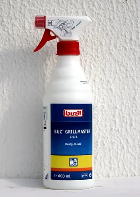 Produktbild von Buzil Buz® Grillmaster ready-to-use G 576 Gebrauchsfertiger hochalkalischer Grill- und Backofenreiniger | Flasche (600 ml)
