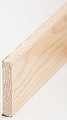 Produktbild von Sockelleisten "Leverkusen" - Esche lackiert (Massivholz - 60.13.70.4)