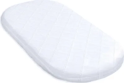 Produktbild von Kinderwagen Matratze 78x36cm - Stubenwagen Matratze oval Beistellbett Babymatratze