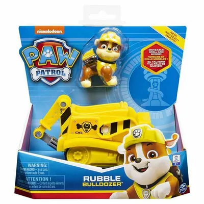 Obrázok produktu pre PAW Patrol PAW VHC BscV LowPriceRubble UPCX GML, Paw Patrol, 3 rok / roky, Čierna, Žltá