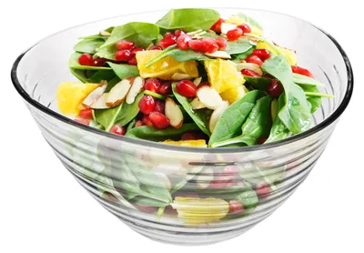 Produktbild von PLATINUX Salatschüssel aus Glas Obstschale Dreieckschale 2L Glasschale Servierschüssel groß xxl bowl Dessertschüssel