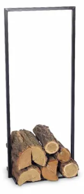 Produktbild von Magnus Brennholzregal R112 ; Maße (BxTxH): 45 cm x 25 cm x 110 cm ; Farbe: Schwarz