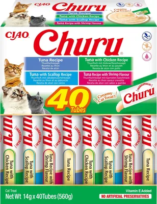 Immagine prodotto di Ciao Churu Cat BOX tonno e frutti di mare 40 × 14 g